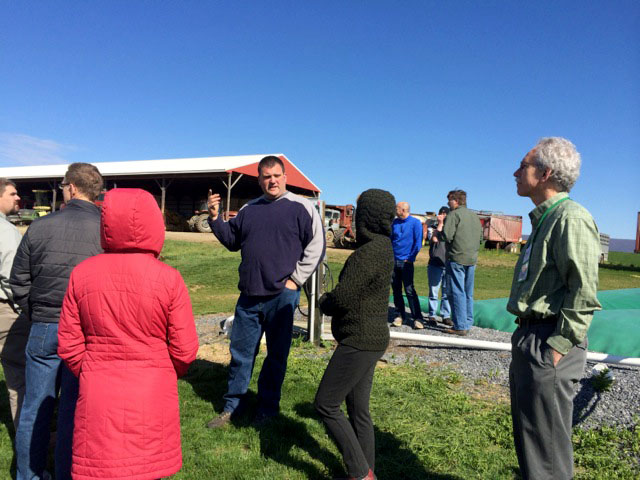 014 Mid-Atlantic Biomass Heat & Power Conference tour of digestor farm