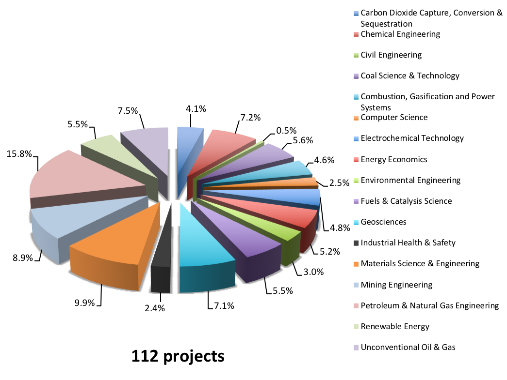 EMS Energy Institute Projects by Program Area